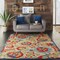 Homeroots 5 x 8 ft. Multi Color Mediterra Indoor & Outdoor Area Rug 384794 - alternate 7